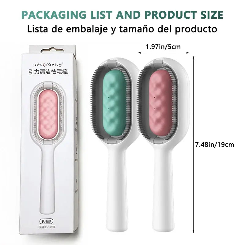 3-in-1 Long Hair Remover Brush